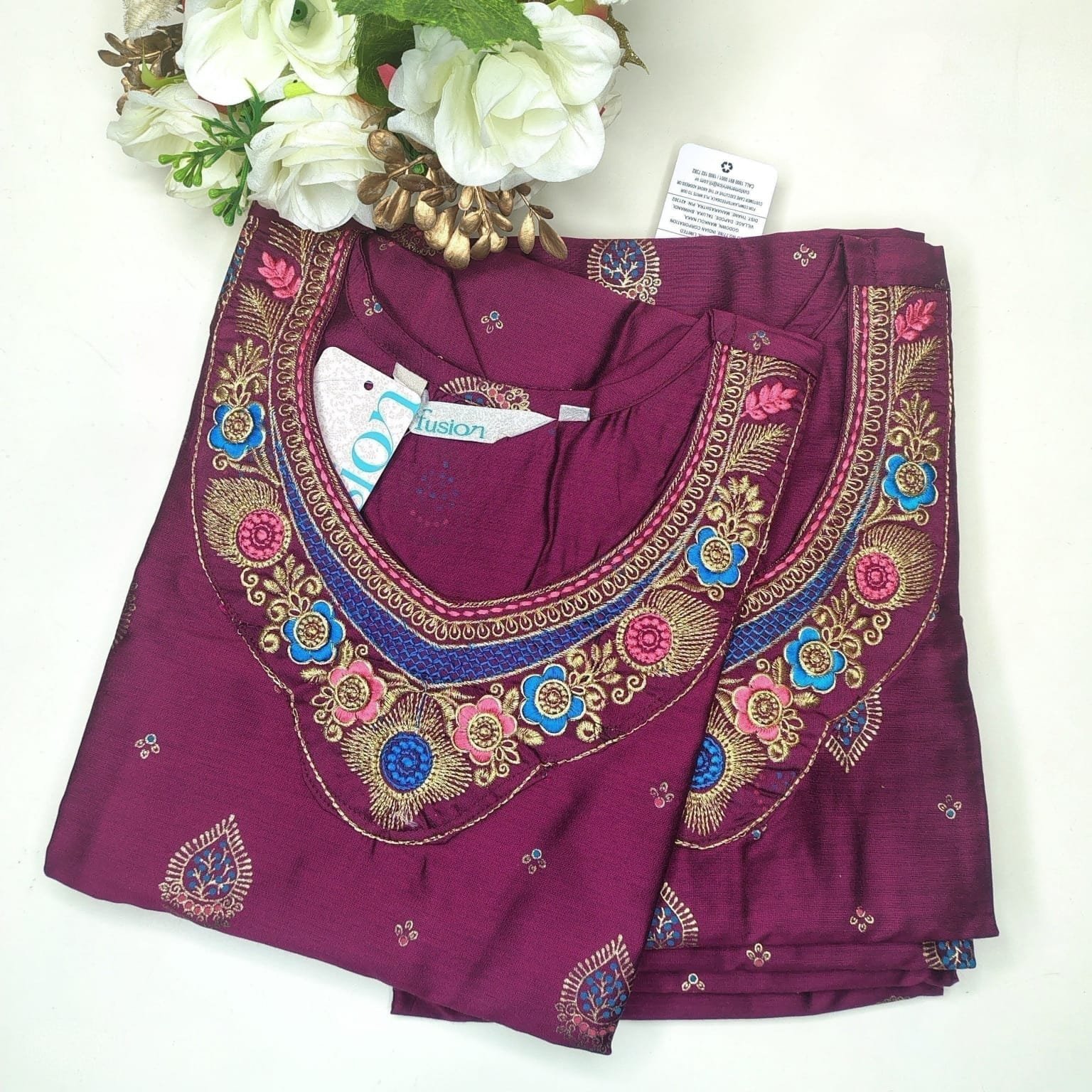 Cotton Silk Kurti