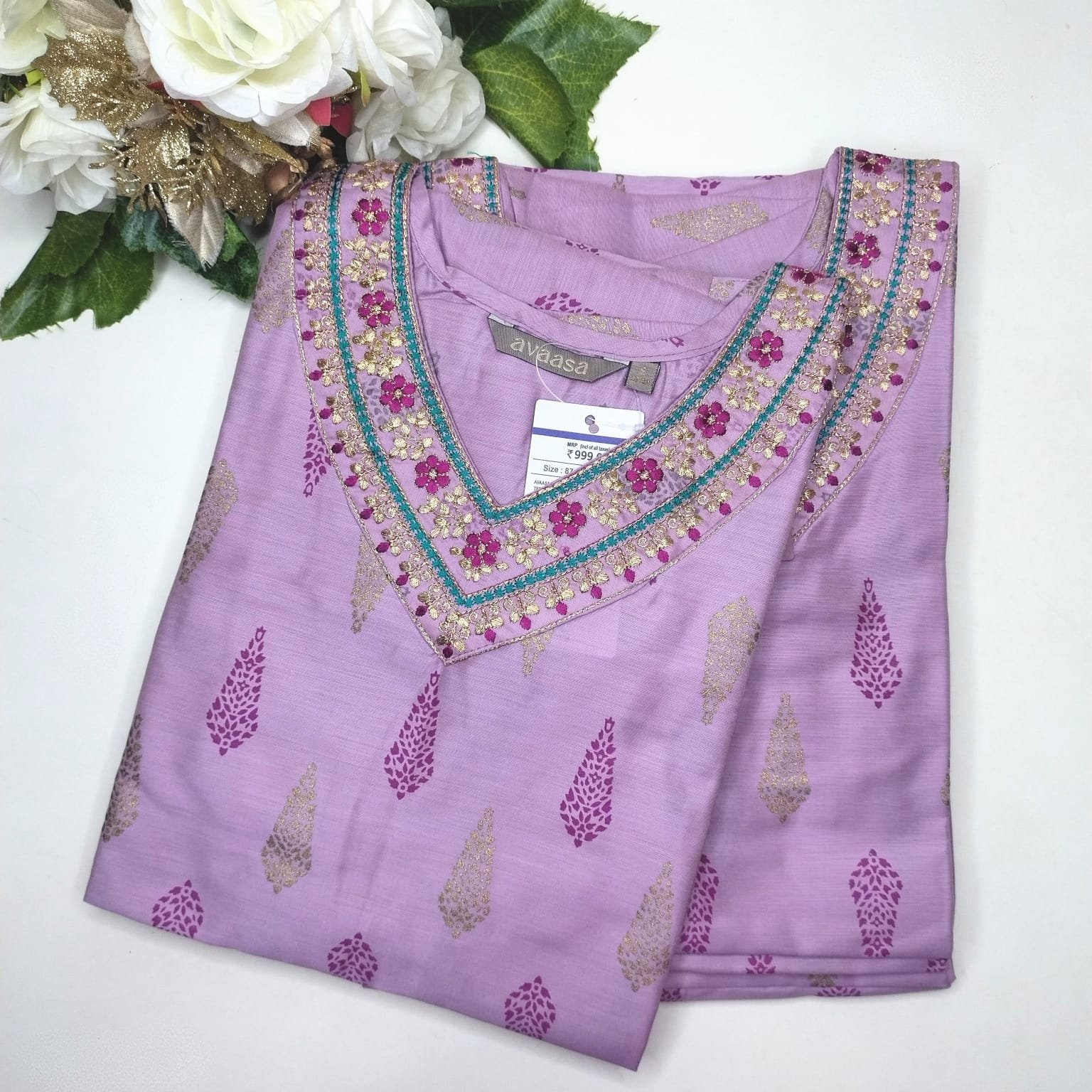 Cotton Silk Kurti